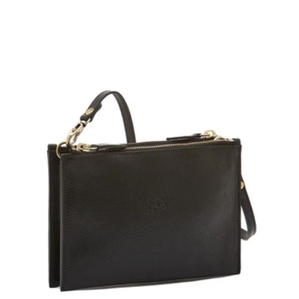 Il bisonte crossbody/clutch leather bag.